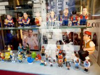 Caganar figurines for sale  Barcelona Christmas tradition of Catalan man taking a poo