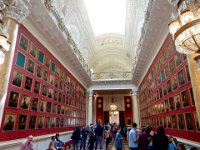 The War Gallery of 1812, Winter Palace  Created in 1826 with portraits of 332 generals involved in the war against Napolean.